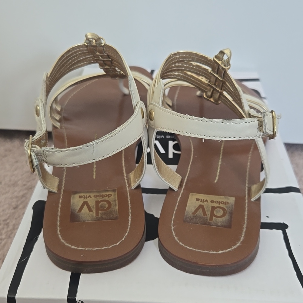 Dolce Vita Dustin Sandals In Bone Stella, Size 9.5 - Picture 3 of 9